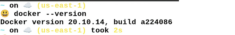 Ожидаемый вывод при проверке, установлен ли Docker